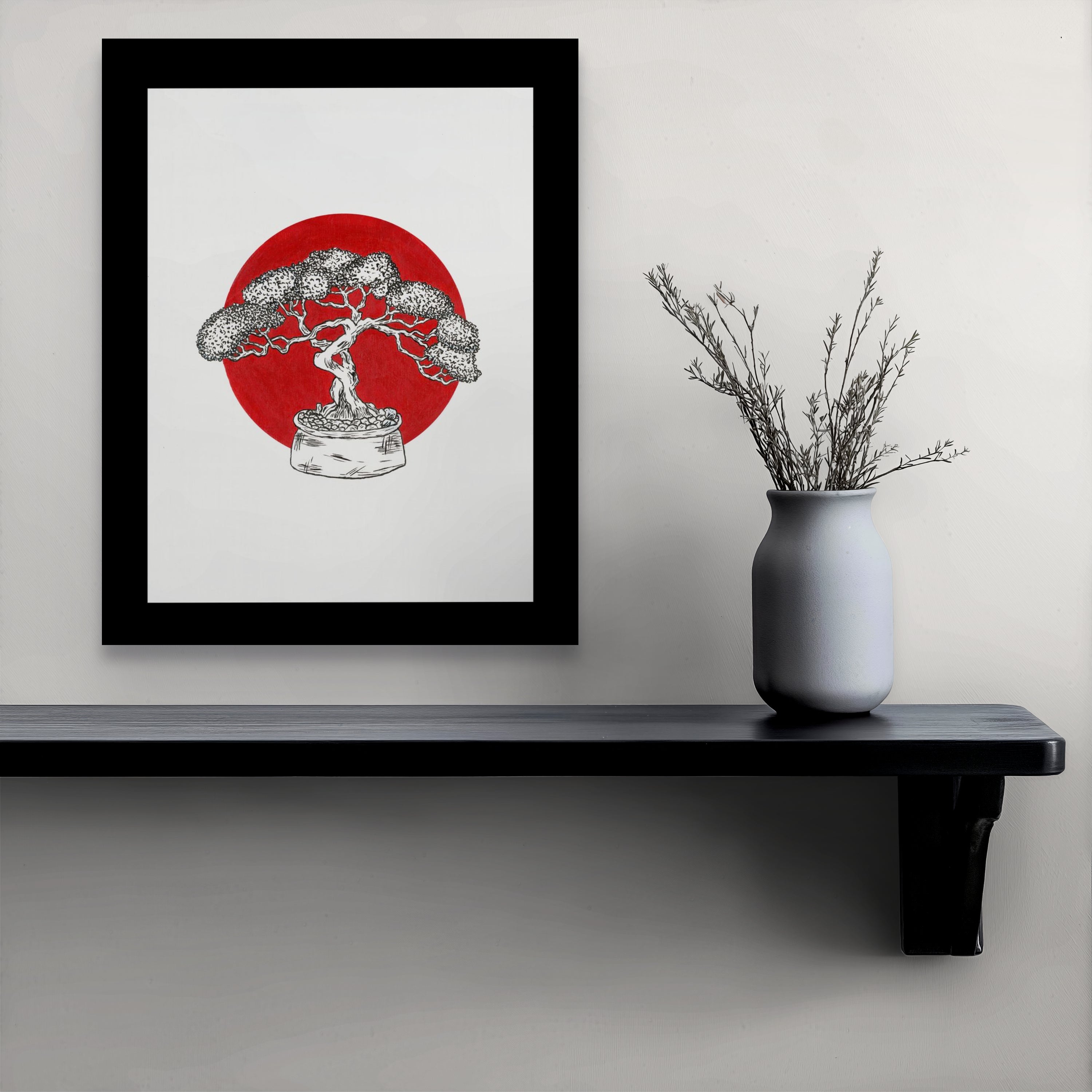 Bonsai Tree Print