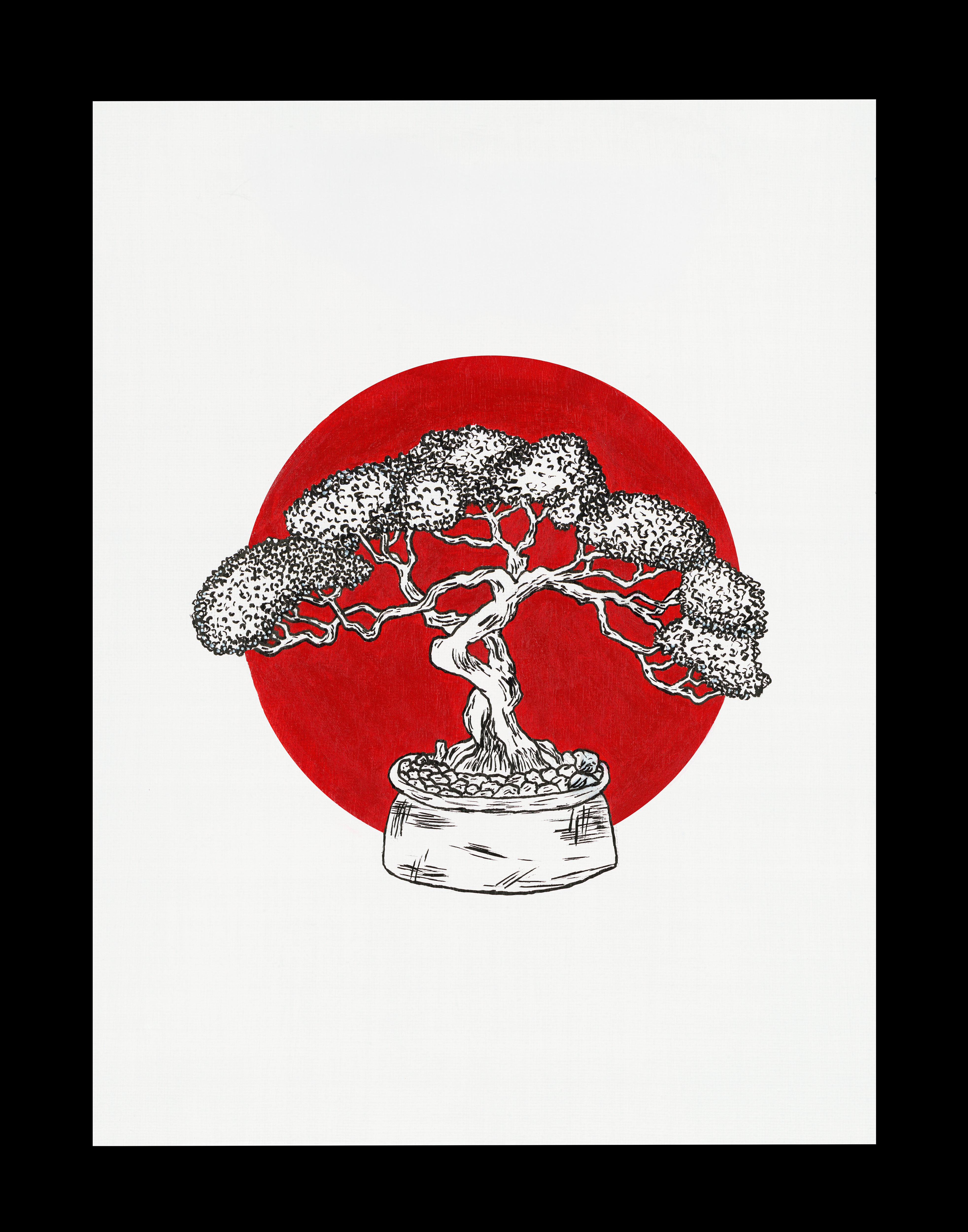 Bonsai Tree Print