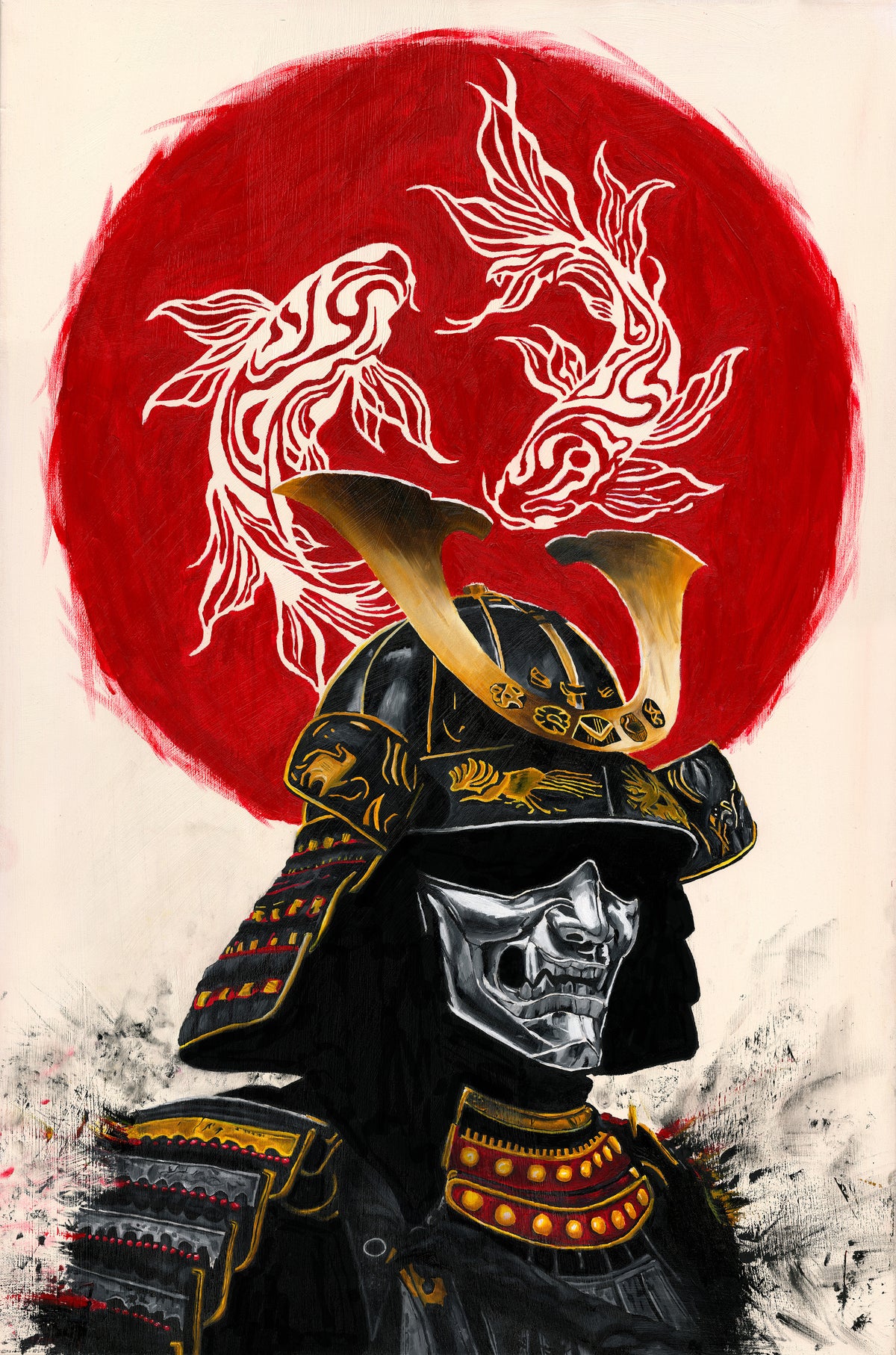 Warrior's Current Canvas